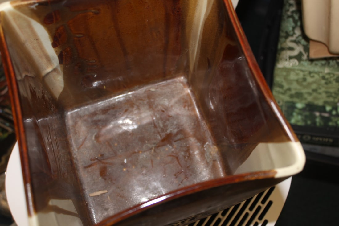 Art Pottery Square Vase - 2