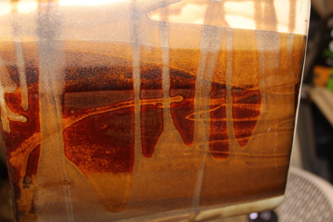 Art Pottery Square Vase - 3