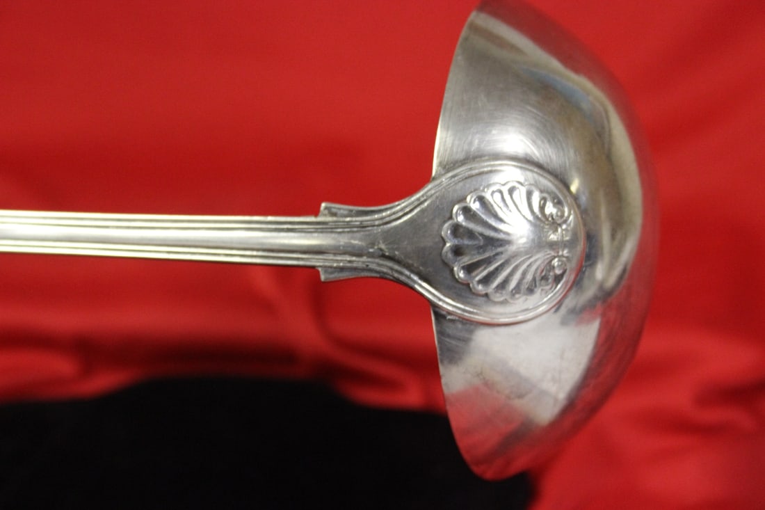 An English Silverplated Ladle - 4