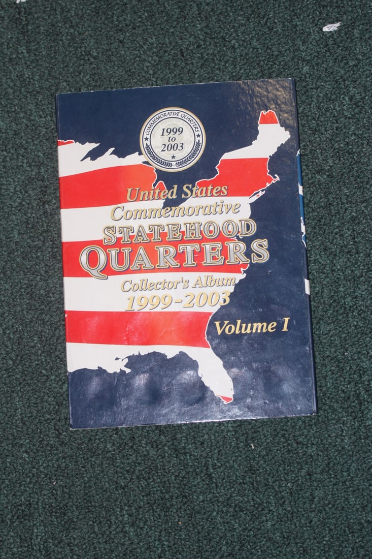 1999 to 2003 Statehood Quarters: not full - 37 quarters inside