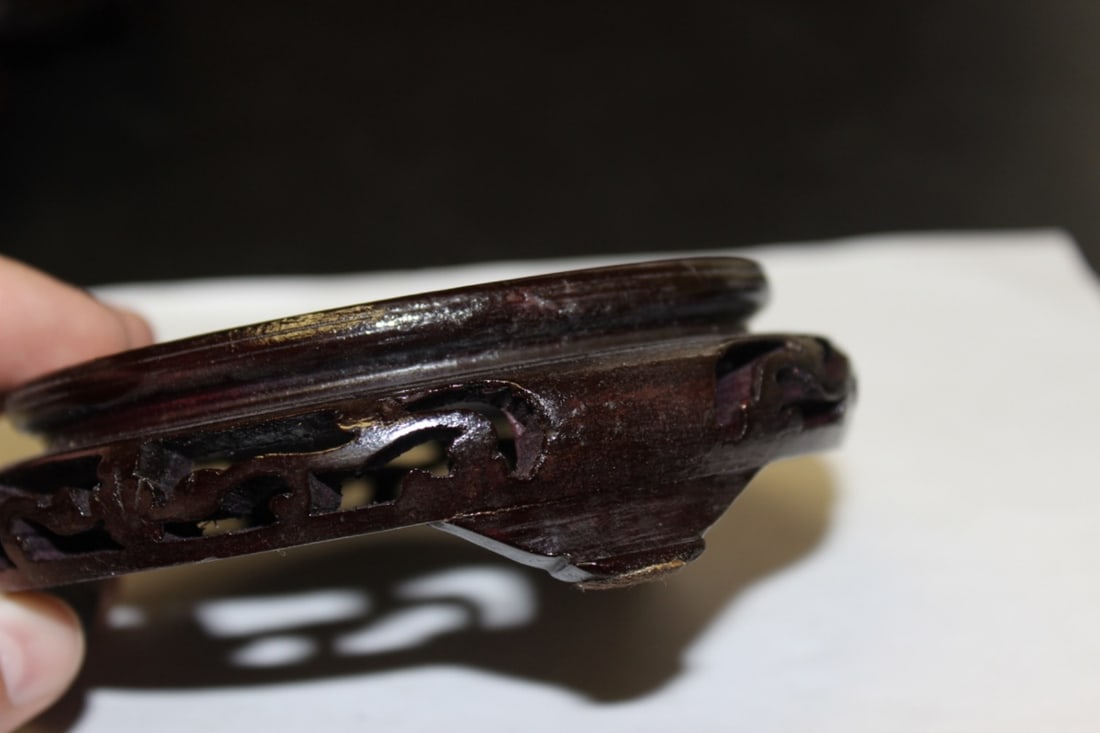 A Nice Carved Chinese Wooden Stand - 3
