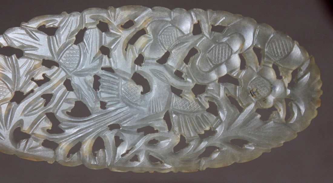 Oval Jade Plaque - 3