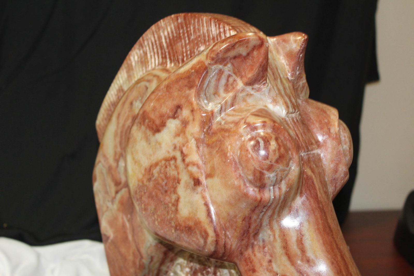 A Marble Horse Sculpture - 11