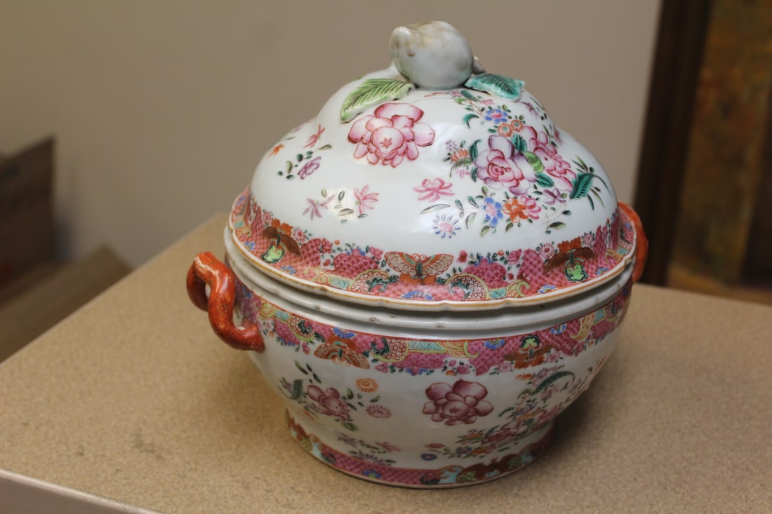 Antique Chinese Export Taureen - 3