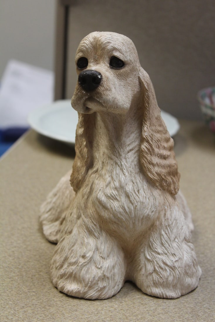 Sandicast Poodle: 8" tall