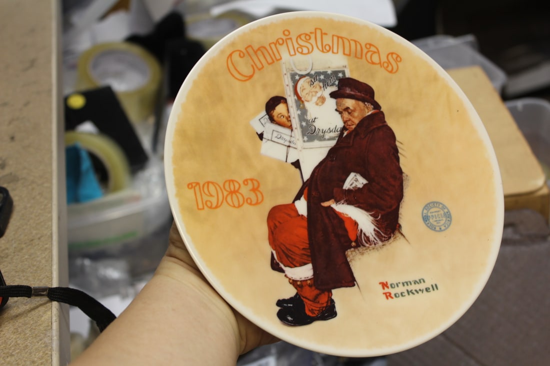 Norman Rockwell Collector's Plate: boxed and COA - 8 1/4" in diameter