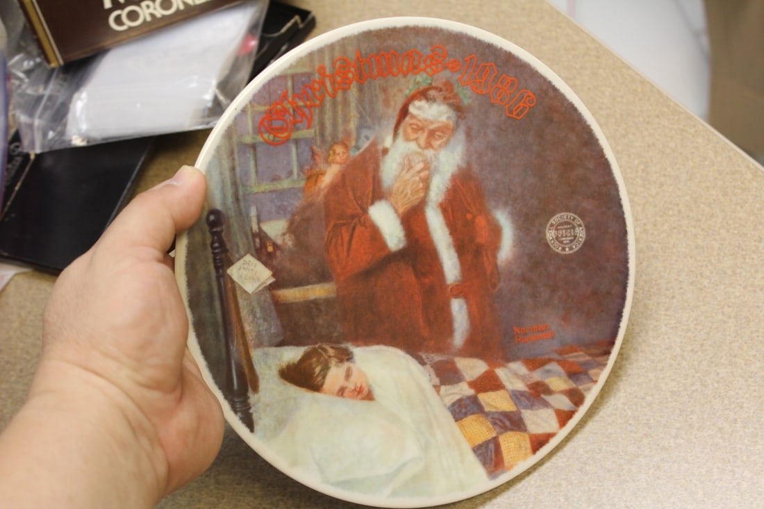 Norman Rockwell Collector's Plate: boxed and COA - 8 1/4" in diameter
