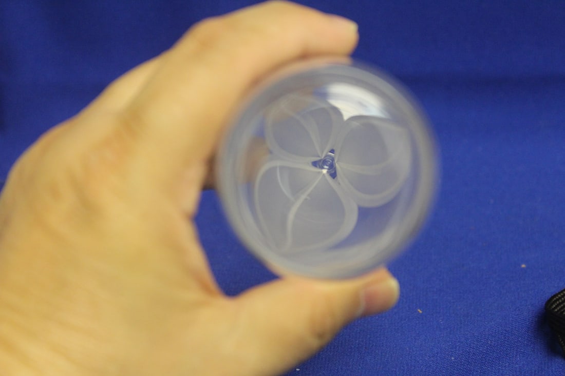 Etched Glass Goblet - 4