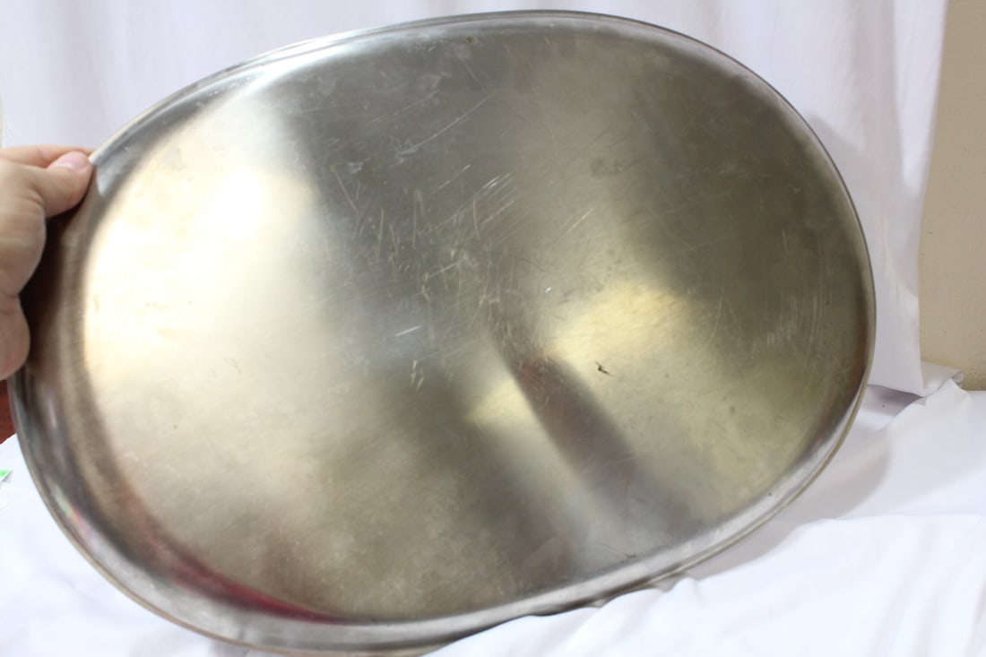 A Silverplated Oval Tray - 4