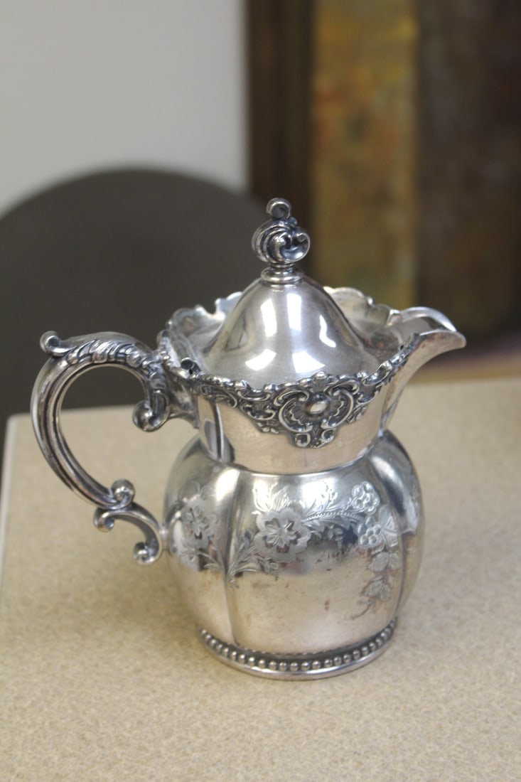 Cox Silverplate Creamer - 3
