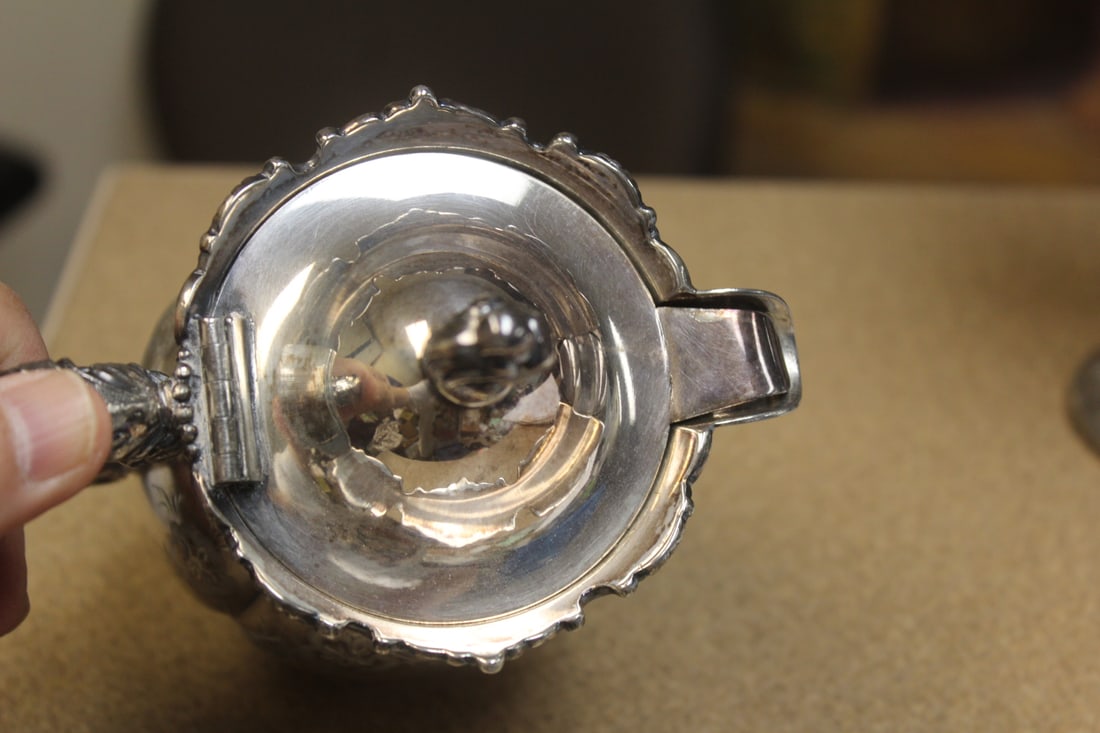 Cox Silverplate Creamer - 5