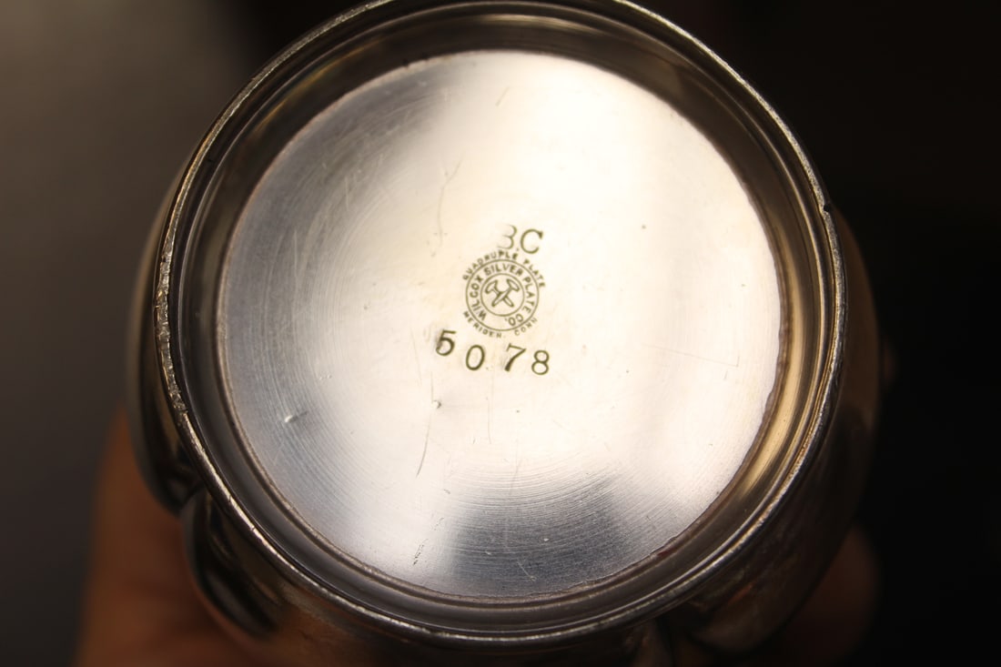 Cox Silverplate Creamer - 7