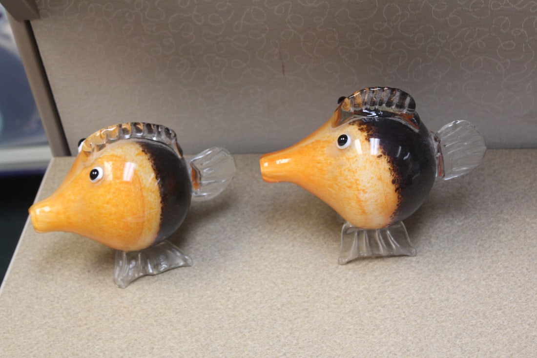 Set of Two Artglass Fish - 3