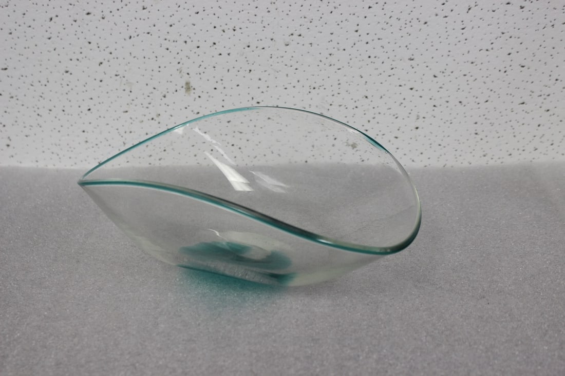 A Signed Kosta Boda? Bowl: 9" in diameter