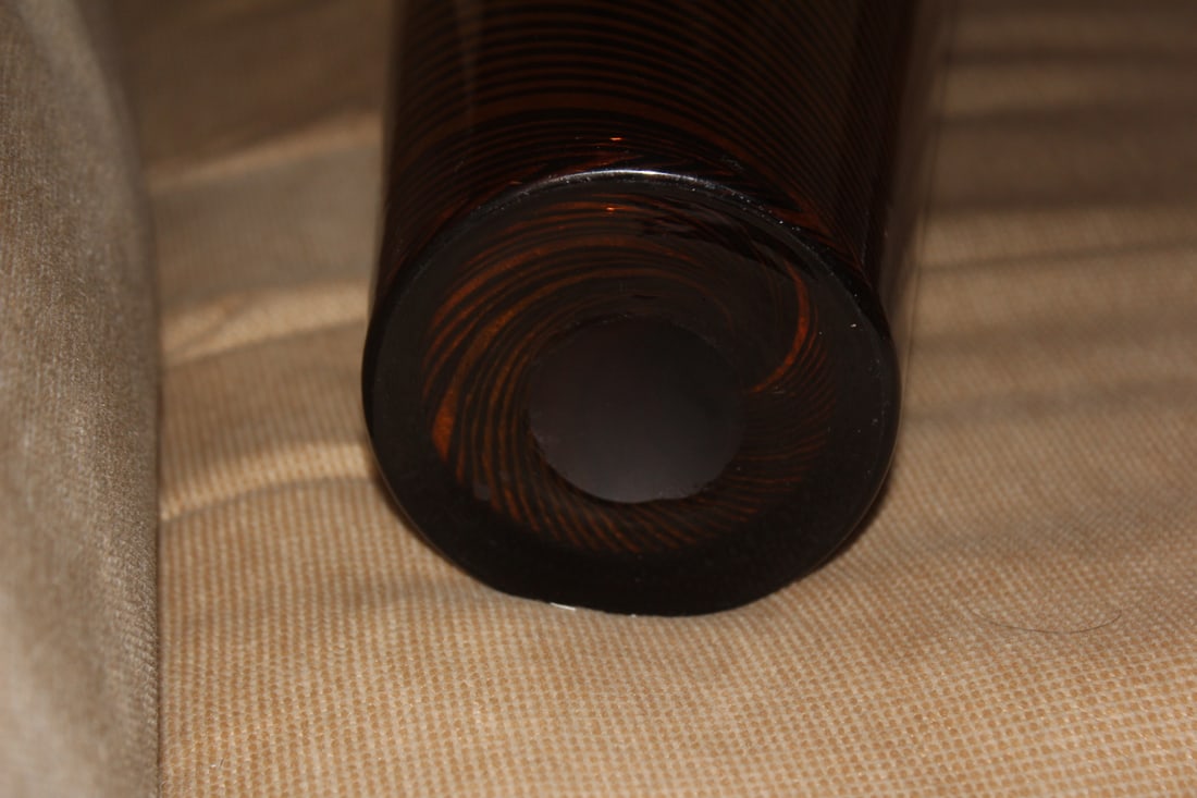Art Glass Floor Vase - 4