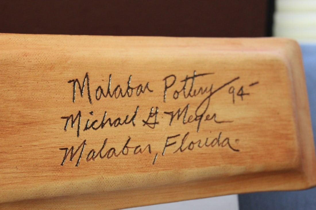 A Signed Meyer Malabar Pottery - 9