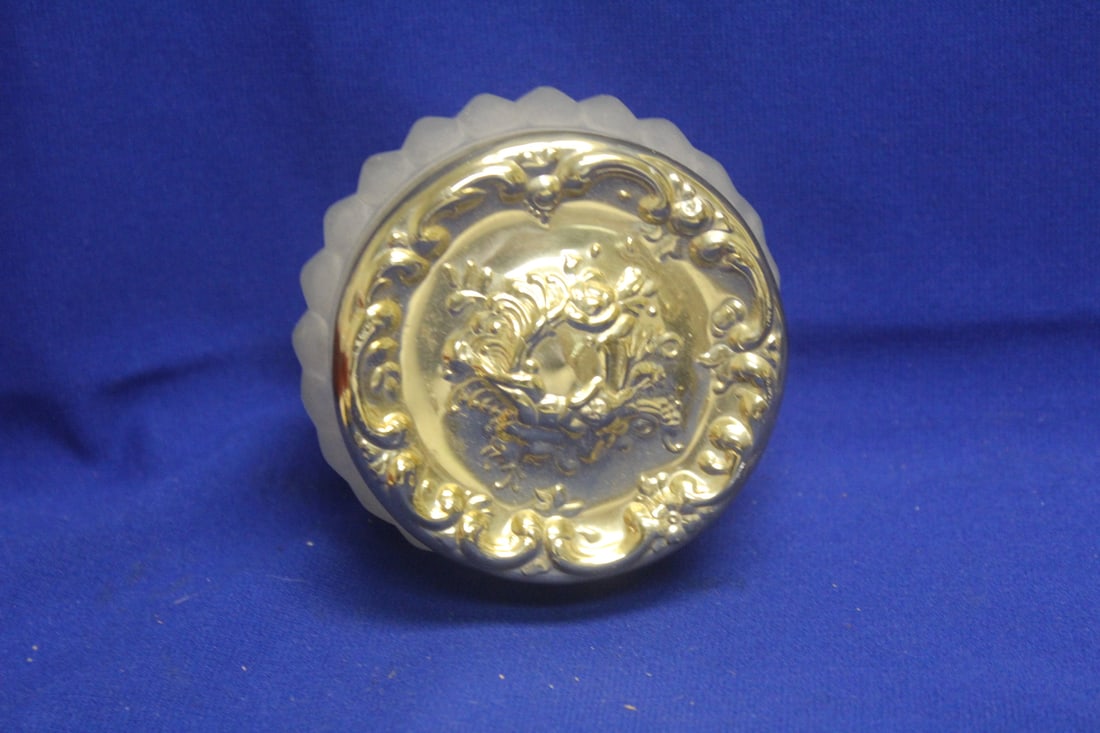 Satin Glass Jar with Lid - 2