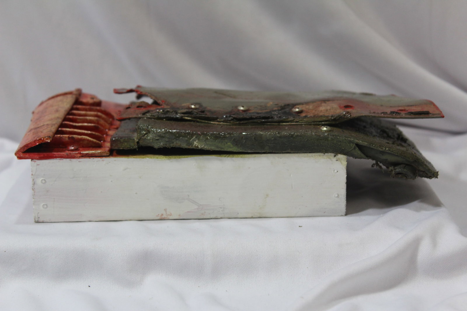 A Modern Metal Art: 10" tall - part metal, part plastic
