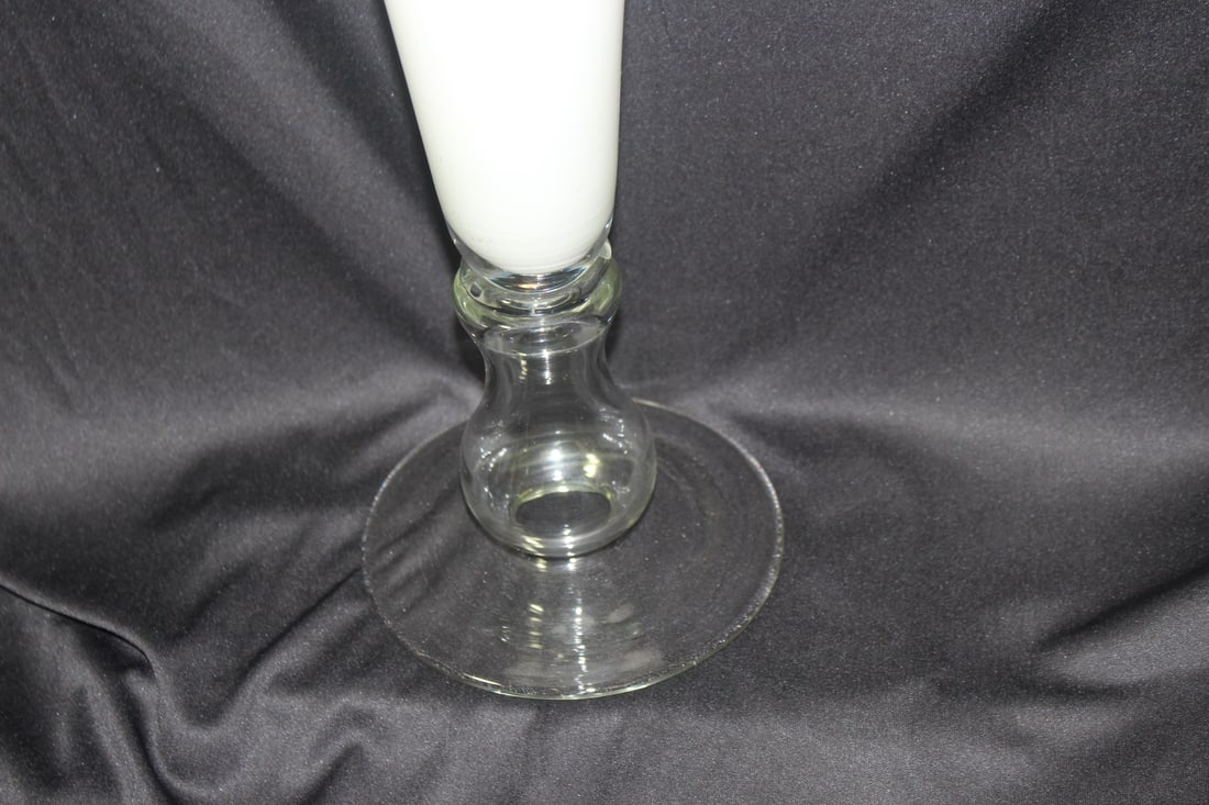 A Large Glass Trumpet Vase - 3