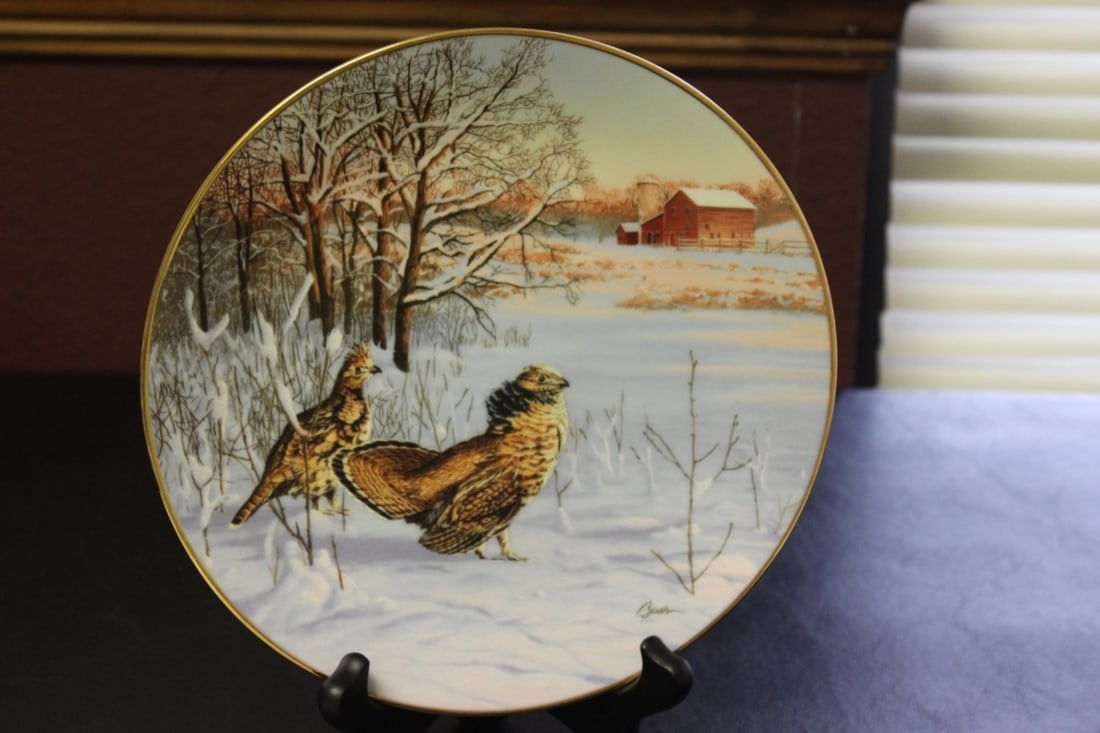 Collector's Plate by Darrell Bush: 8 5/8" in diameter