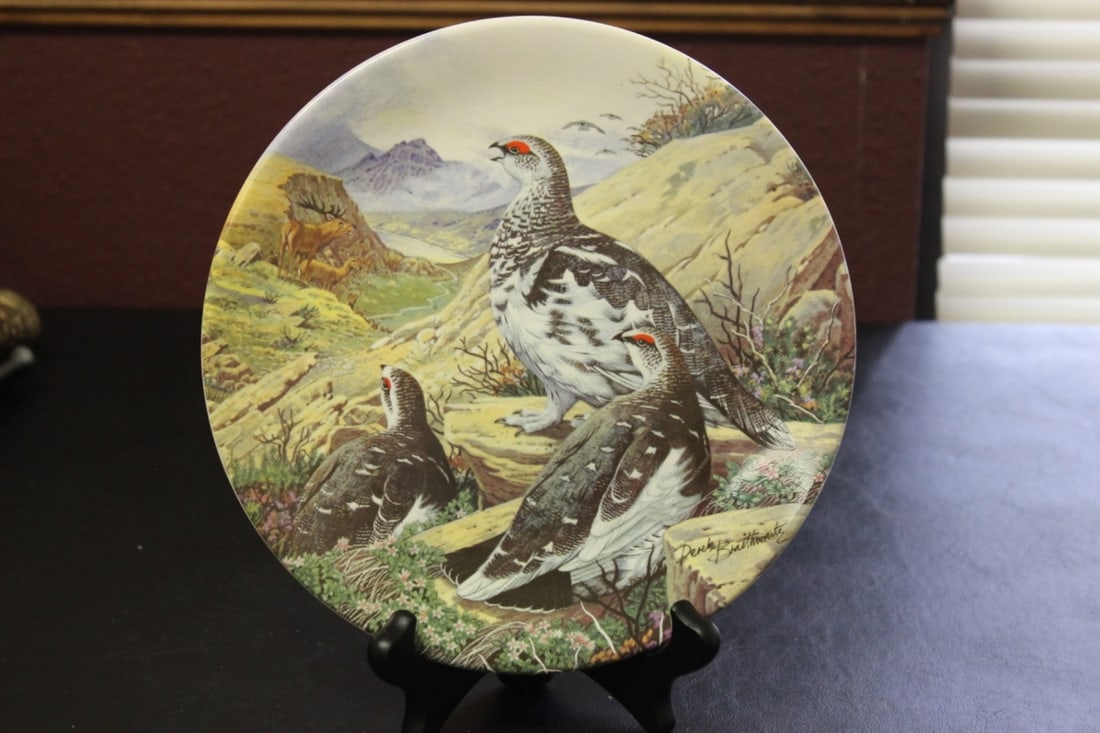 Collectors Plate by Derek Braithwaite: 8 1/2" in diameter