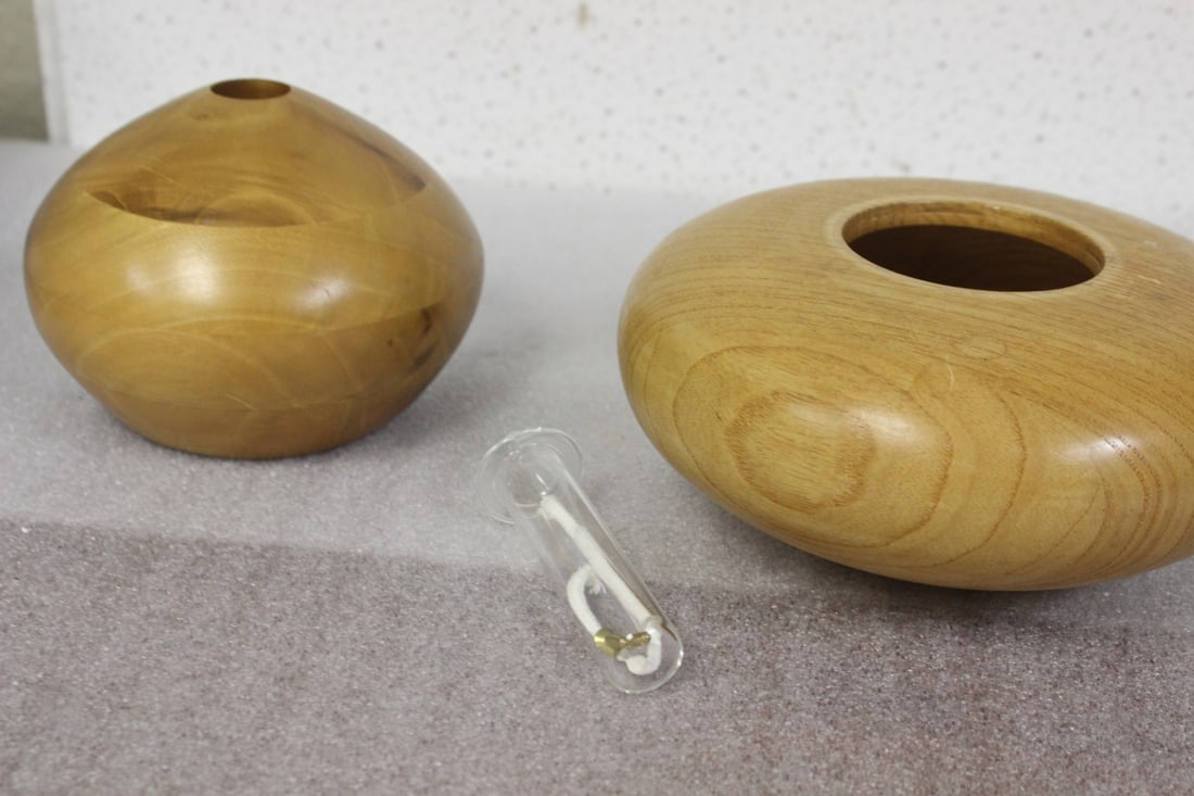 A Wooden Gourd Shape Oil Lamp? - 5