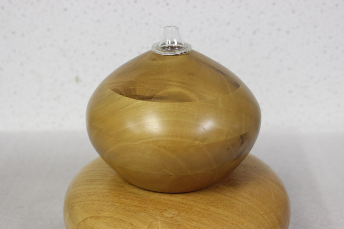 A Wooden Gourd Shape Oil Lamp? - 6