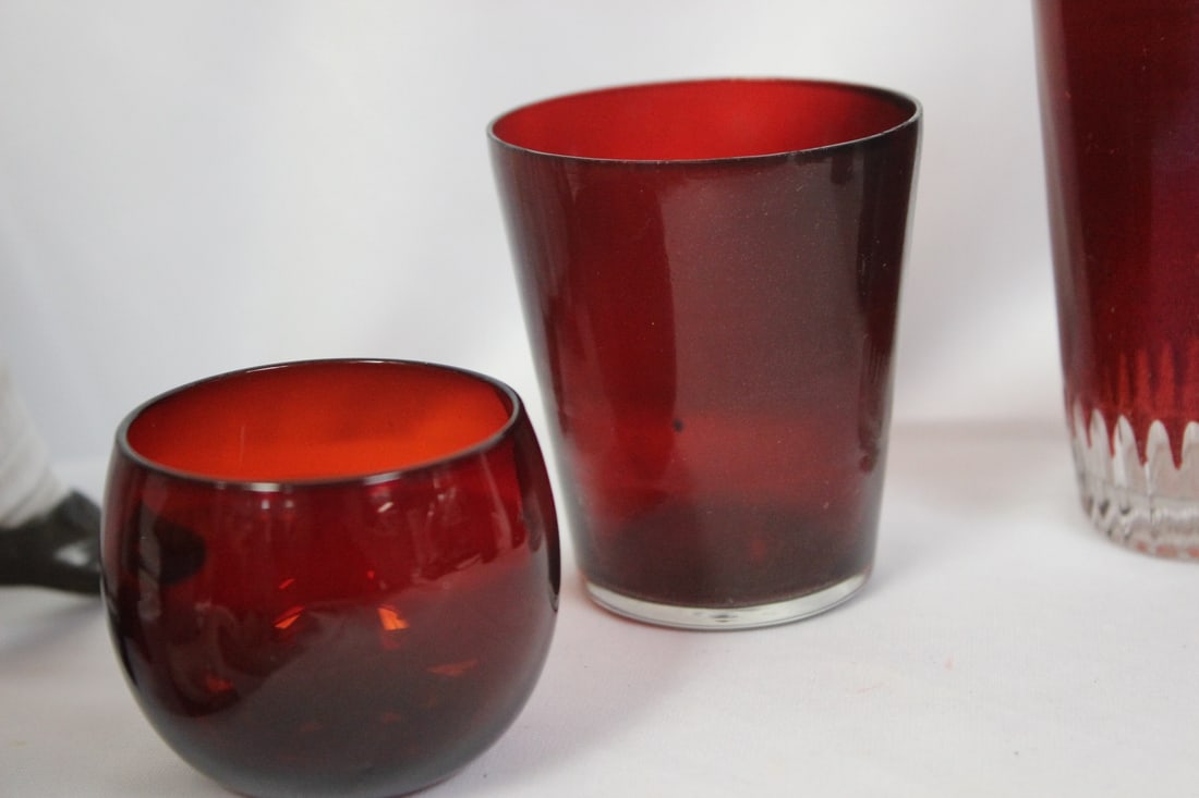 Lot of 5 Ruby Red Cup - 3