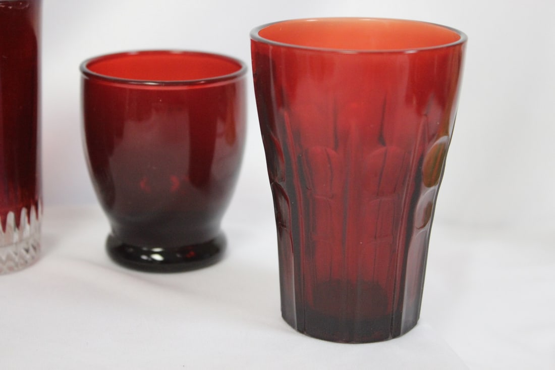 Lot of 5 Ruby Red Cup - 4