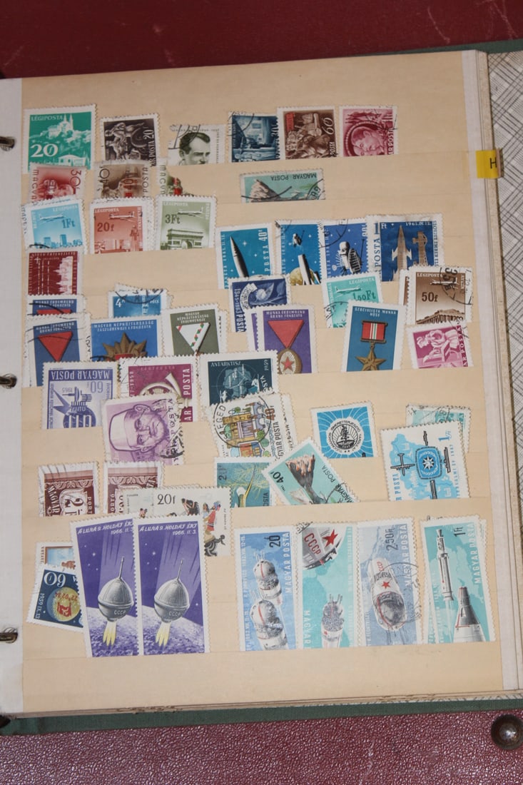 Binder of Hungarian Stamps: as shown