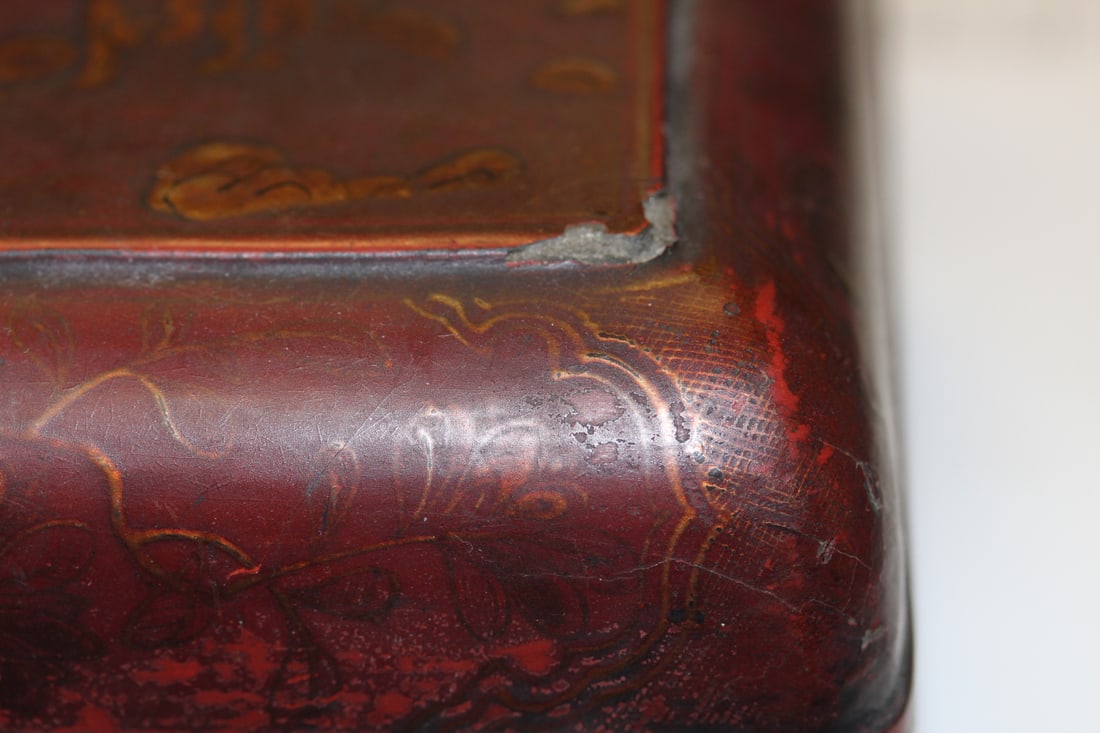An Antique Chinese Lacquer Box - 3