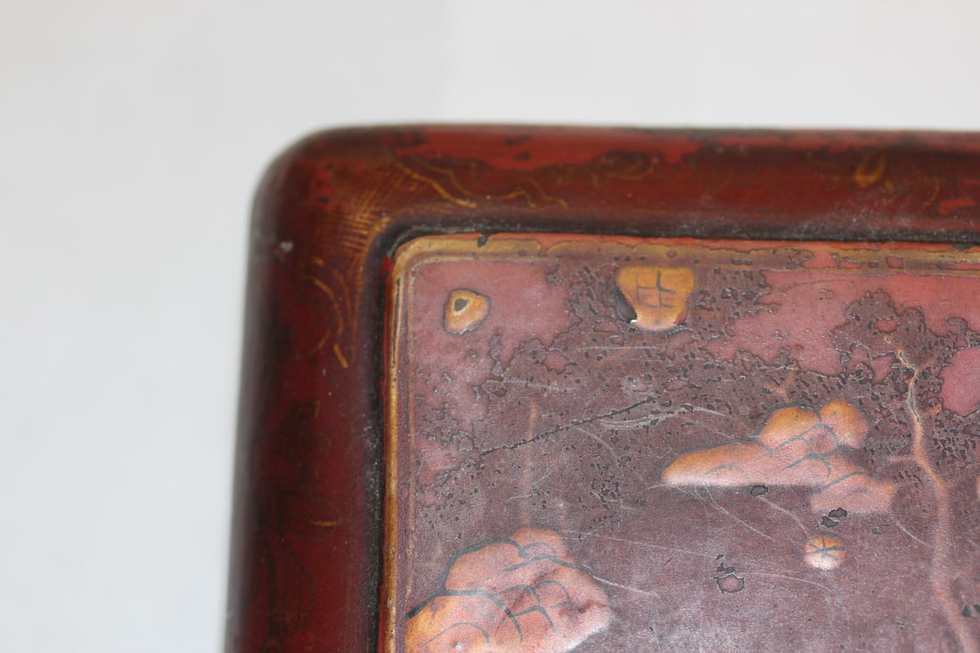 An Antique Chinese Lacquer Box - 5