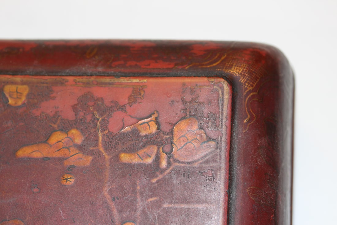 An Antique Chinese Lacquer Box - 6