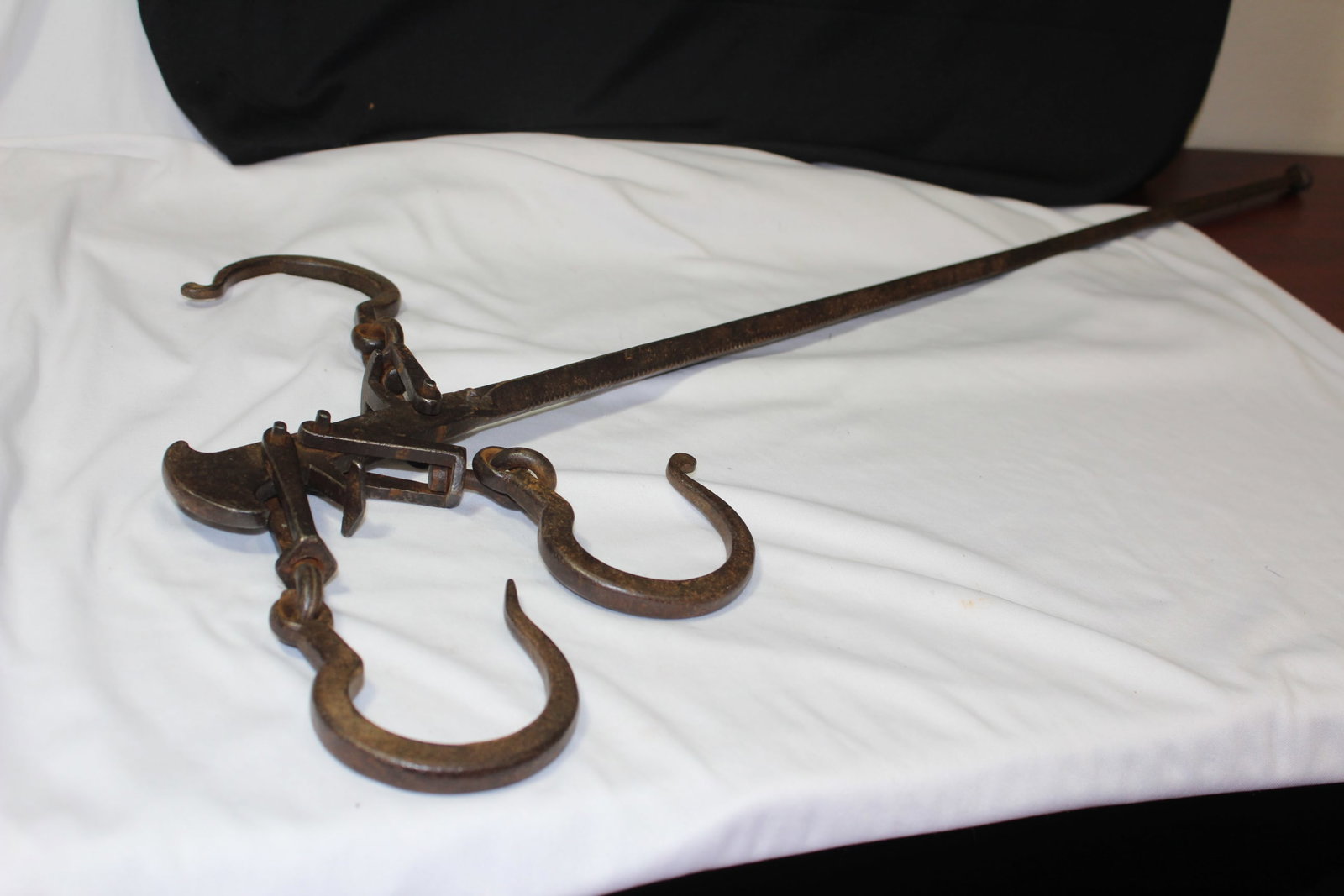 A Tree Measuring Stick?: Vintage - 35 1/2" long - appears to be old cast iron - possibly missing parts