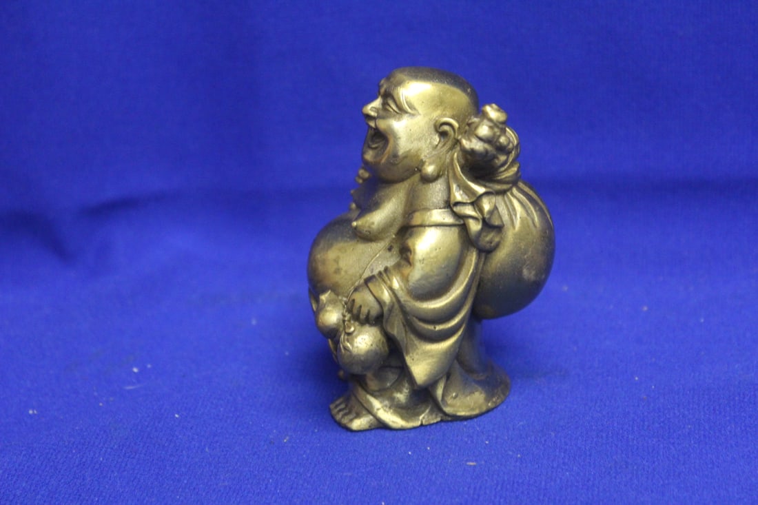 Metal Laughing Buddha - 2