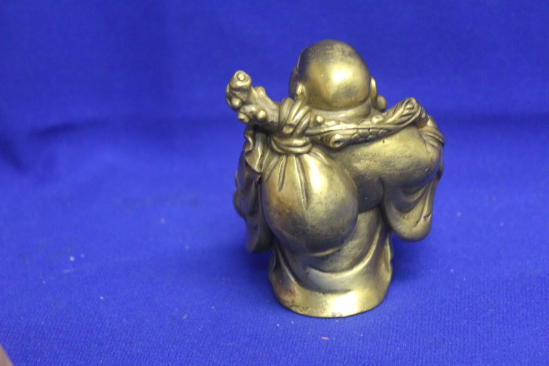 Metal Laughing Buddha - 3