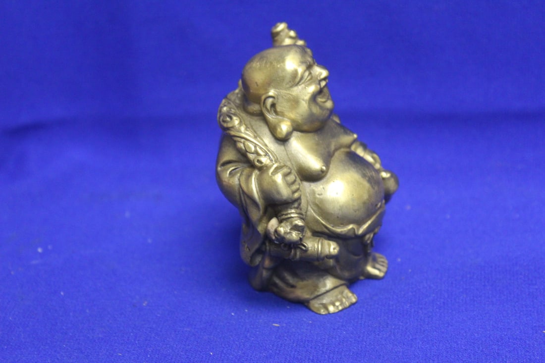 Metal Laughing Buddha - 4