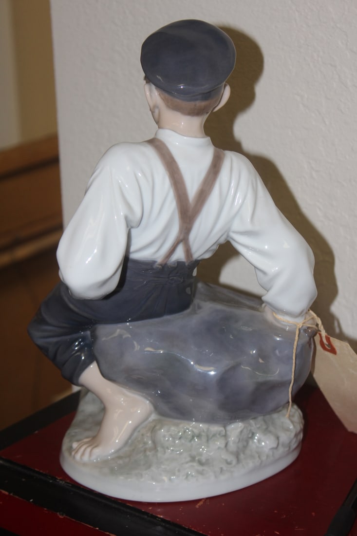 Large Royal Copenhagen Figure of a Boy - 3