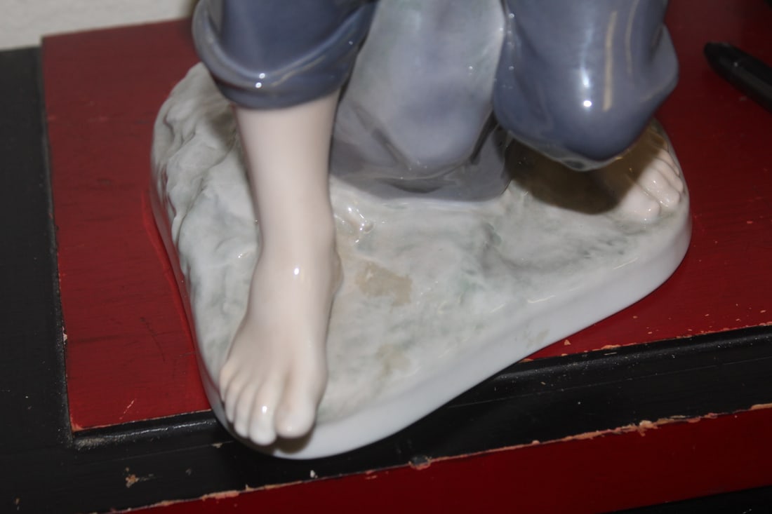Large Royal Copenhagen Figure of a Boy - 5