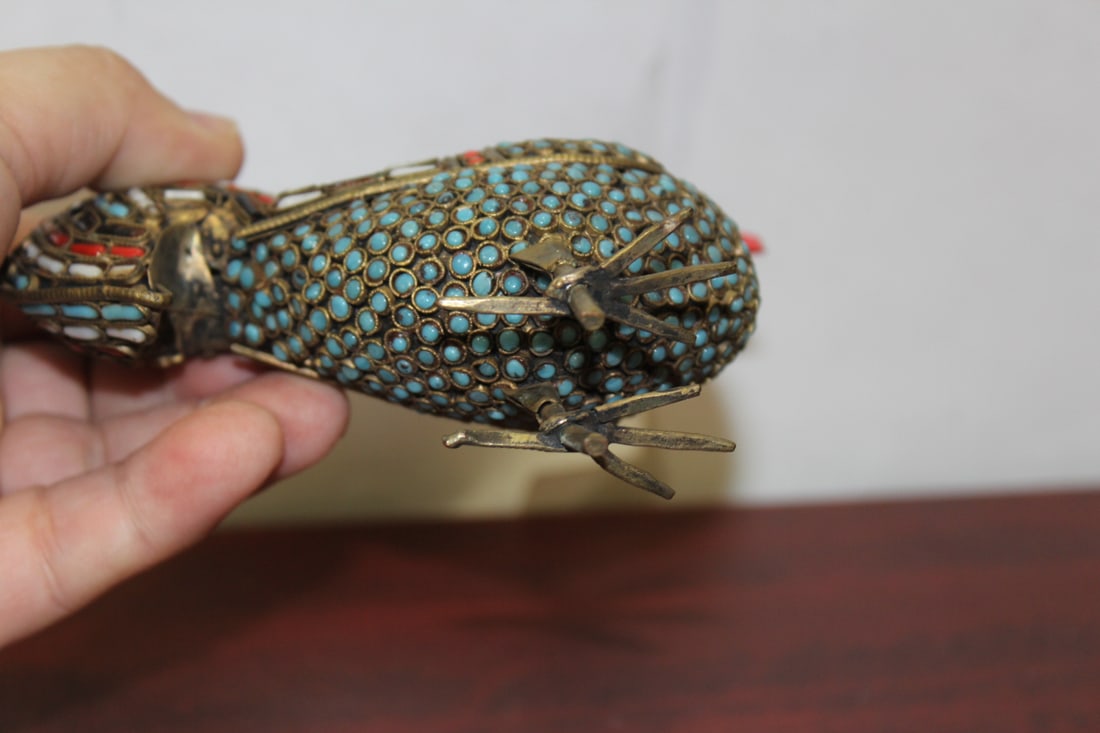 A Vintage Metal Chicken - 3