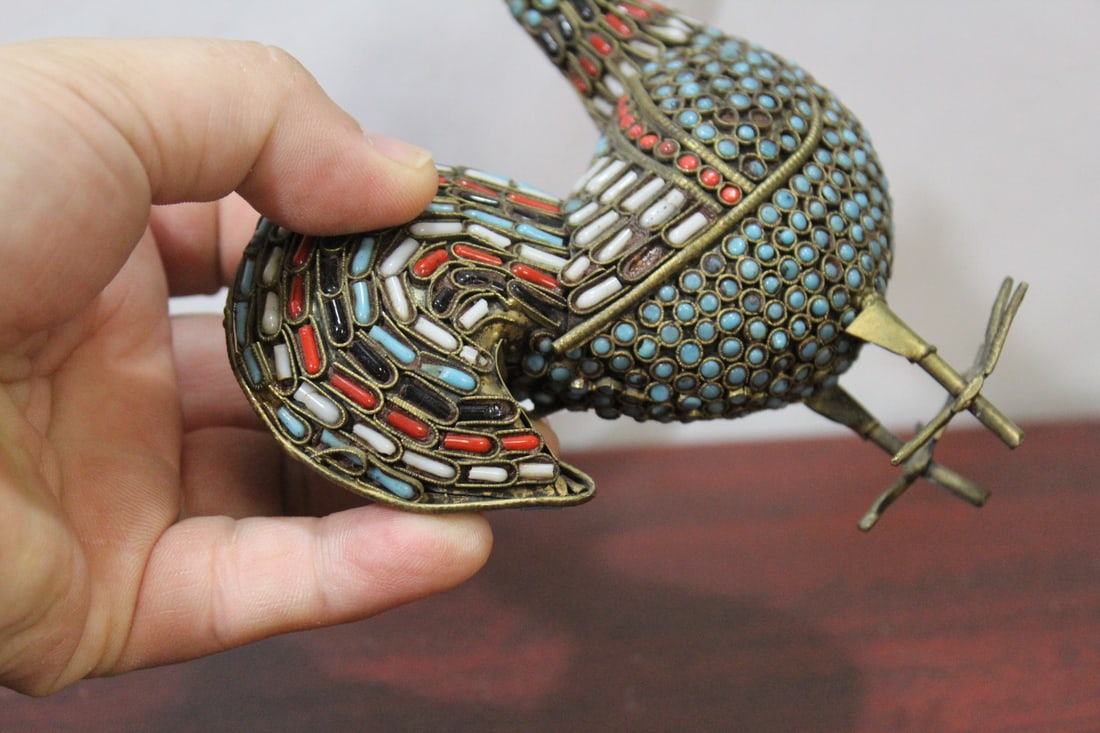 A Vintage Metal Chicken - 4