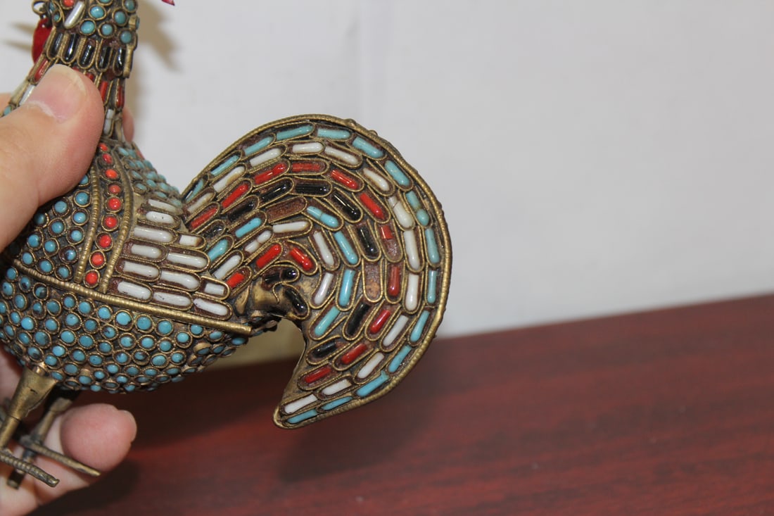 A Vintage Metal Chicken - 6