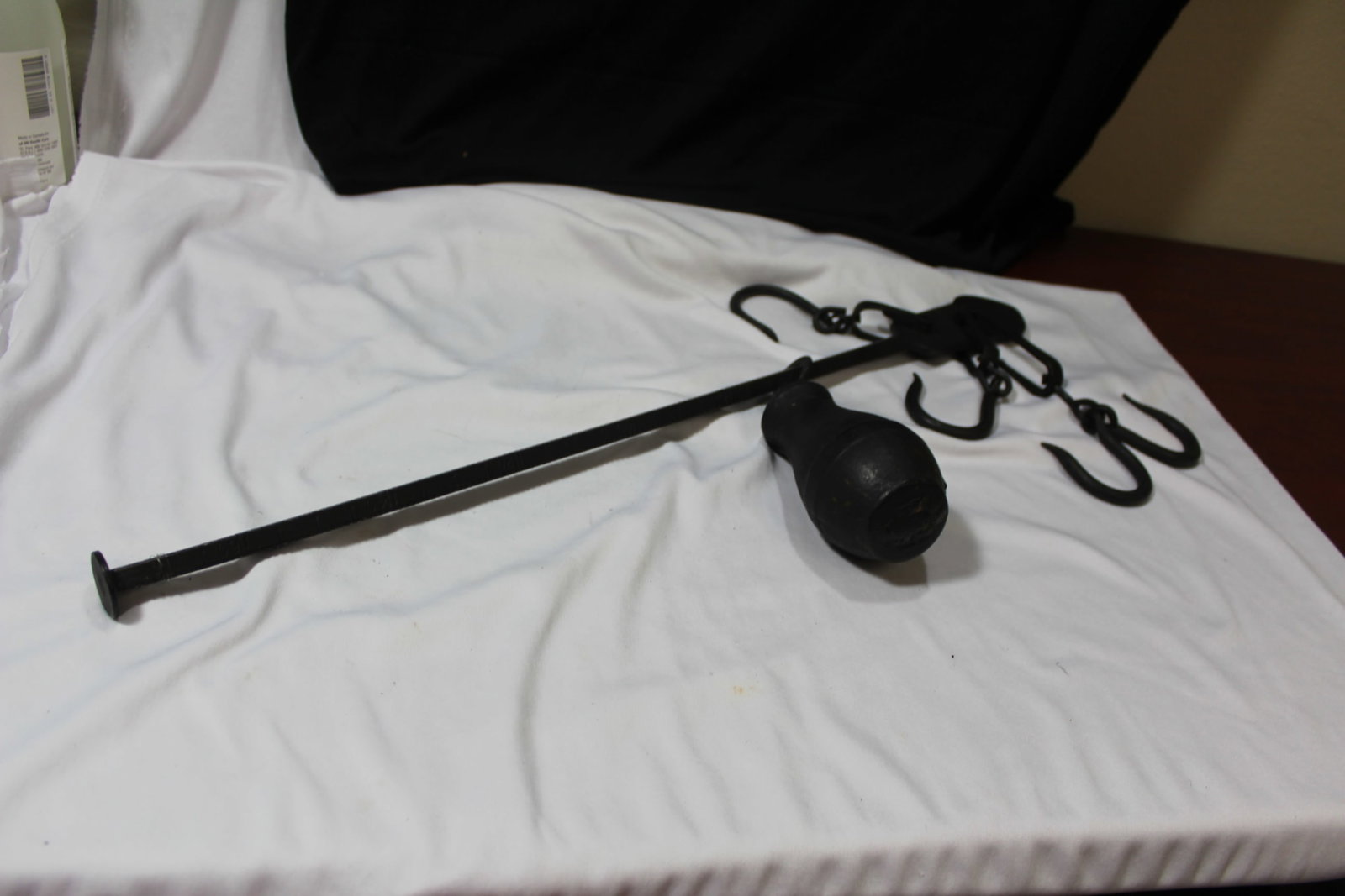 An Old Cast Iron Scale?: 23 1/8" long