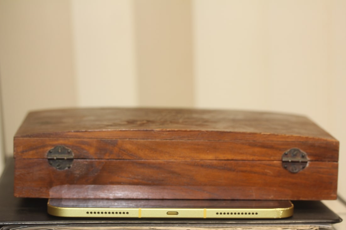 Oriental Wooden Box - 4
