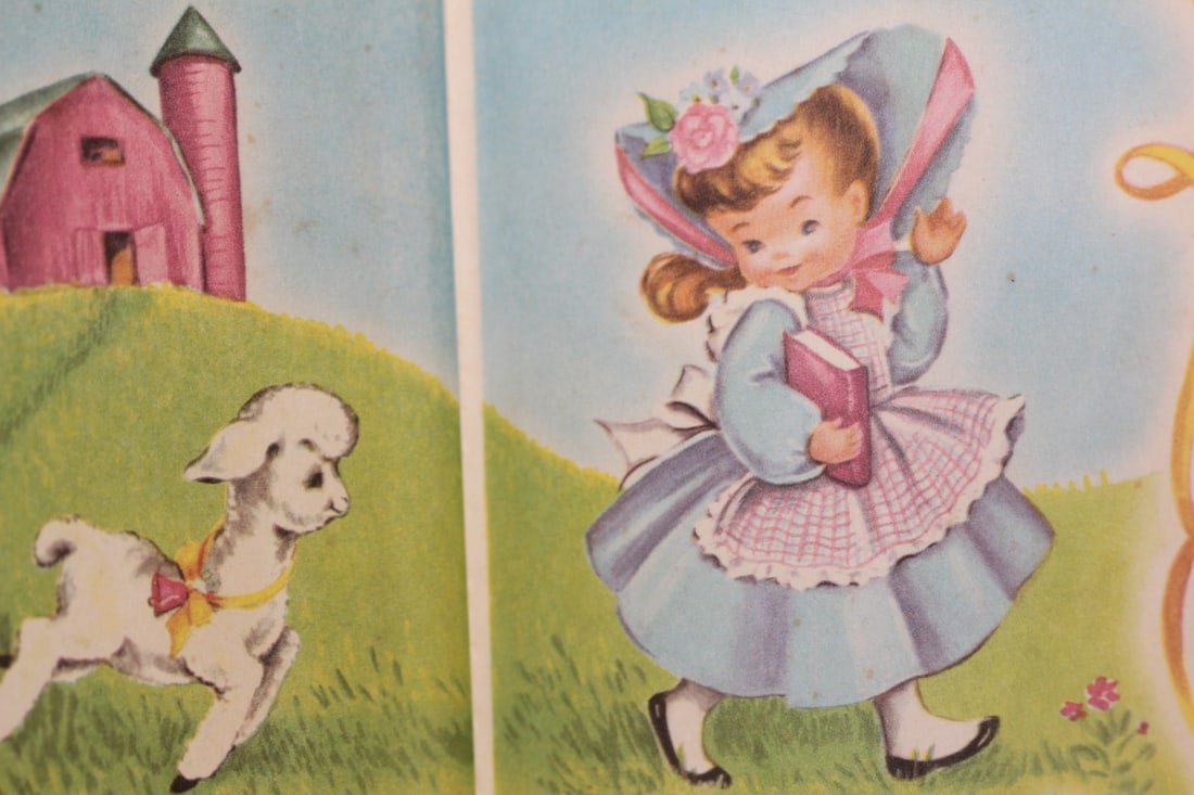 1950's Hardcover Children's Book - 3