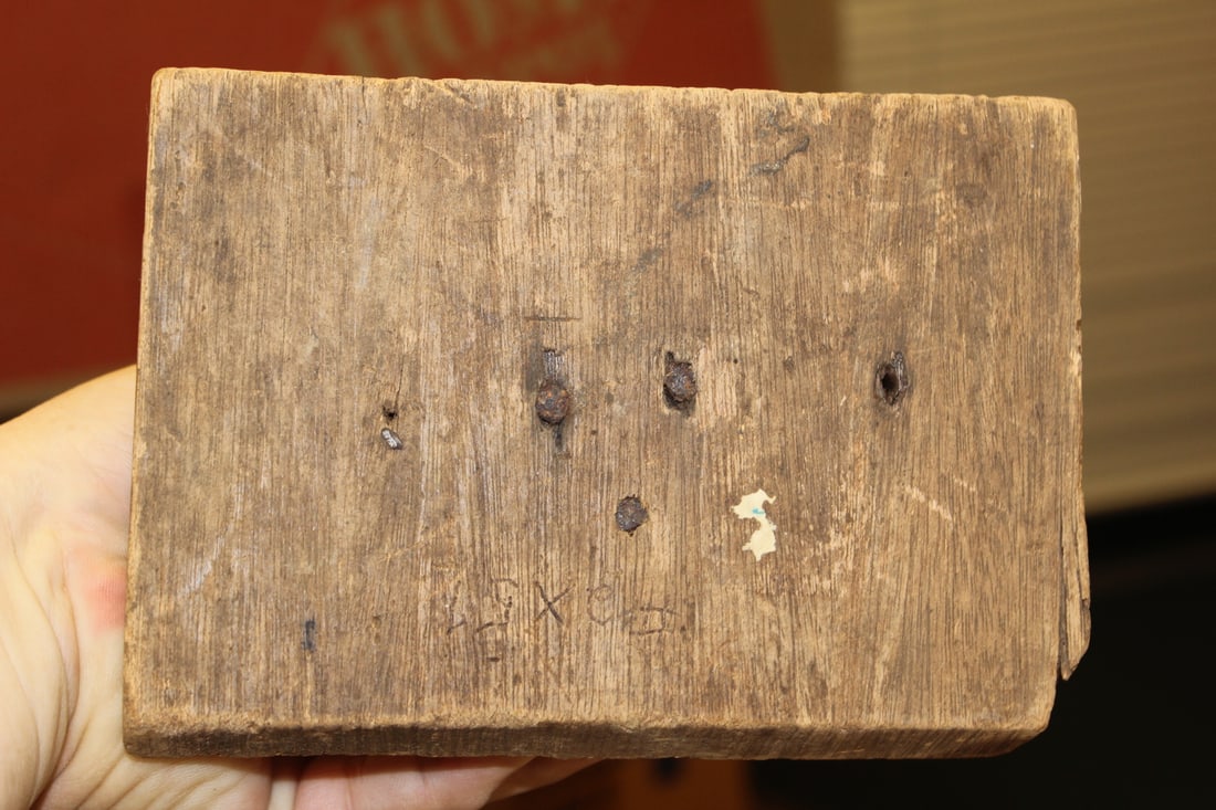 Antique Wooden Polychrome Icon - 4