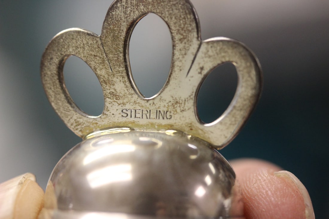 A Sterling Ornament Bell - 3