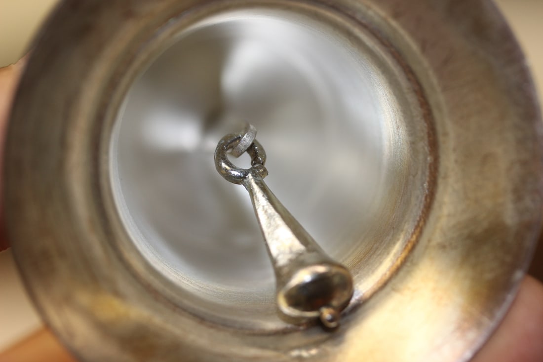 A Sterling Ornament Bell - 5