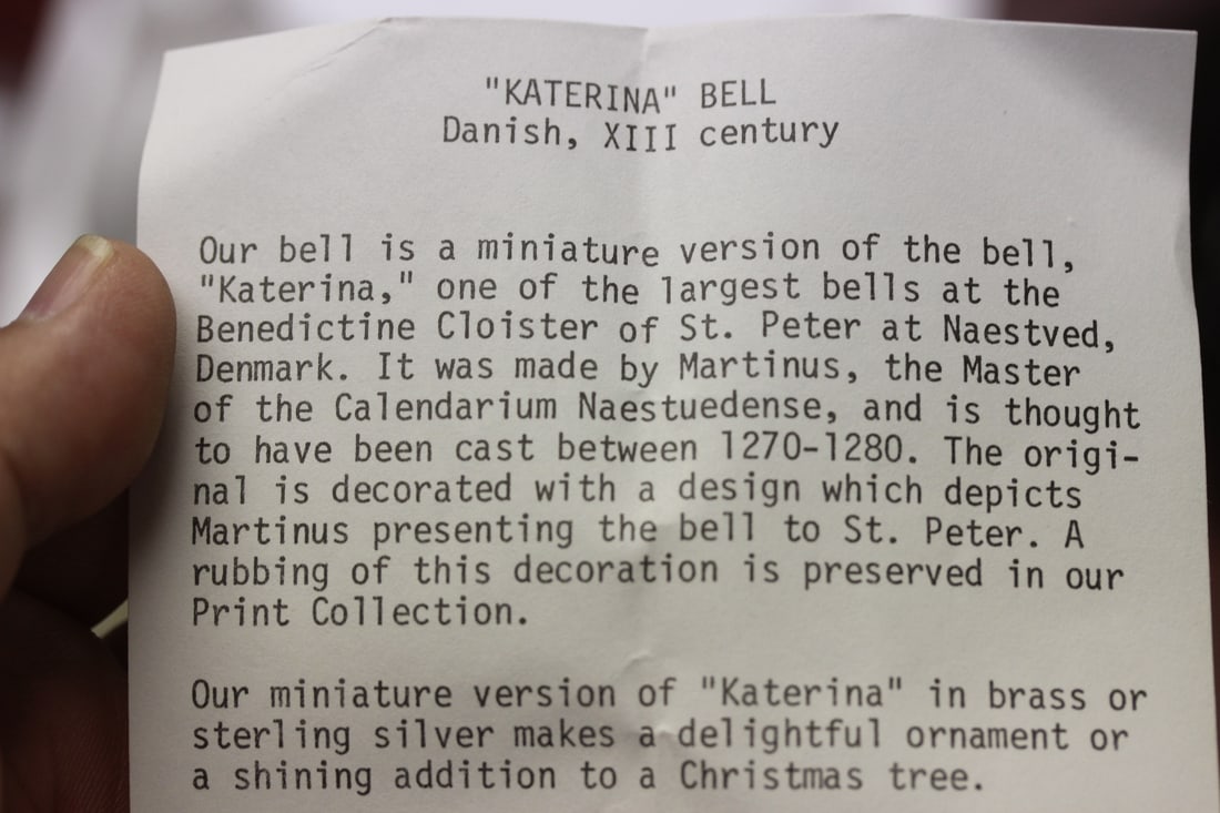A Sterling Ornament Bell - 7