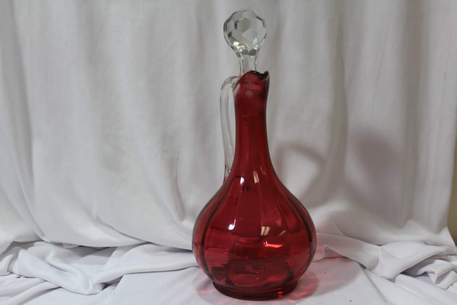 A Ruby Red Decanter - 2